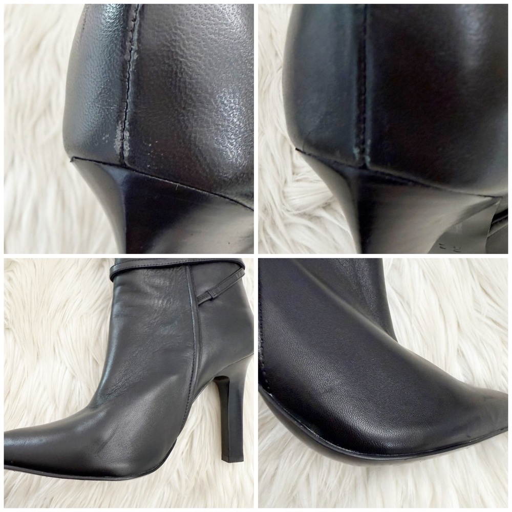 Reiss Caitlin Leather Knee High Boots 7 - Picture 16 of 16